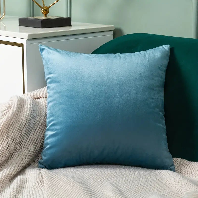 Solid Color Velvet Pillow Cover