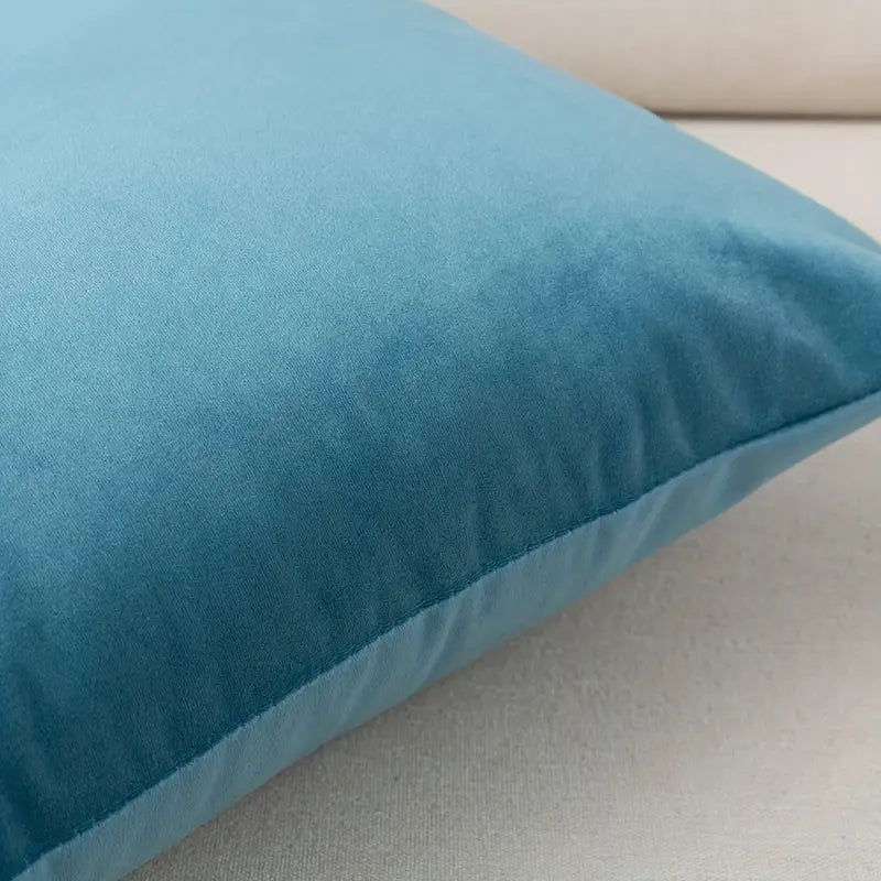 Solid Color Velvet Pillow Cover
