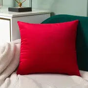 Solid Color Velvet Pillow Cover