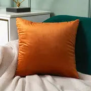Solid Color Velvet Pillow Cover