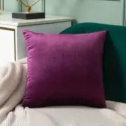 Solid Color Velvet Pillow Cover