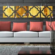 Shatterproof Acrylic Mirror Decorative Stickers